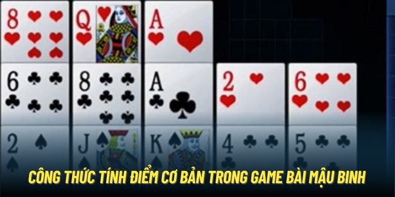 Công thức tính điểm cơ bản trong game bài Mậu Binh